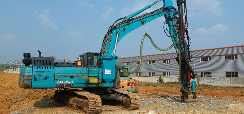 挖機改旋挖鑽機