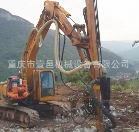 挖掘機改鑽機